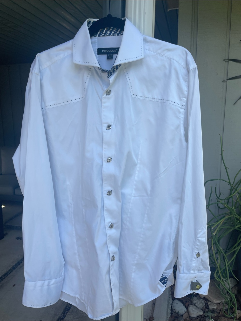 Men's Bogosse White Dress Shirt
